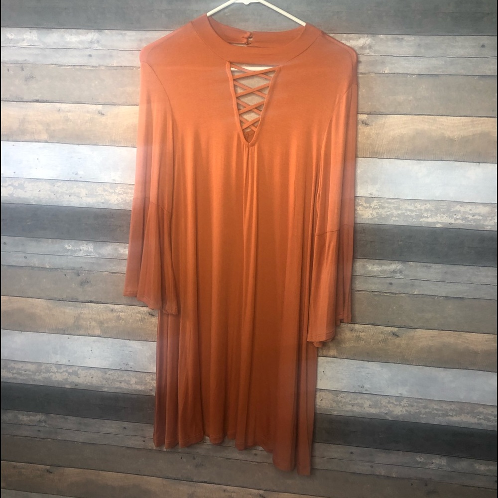 Orange dress
